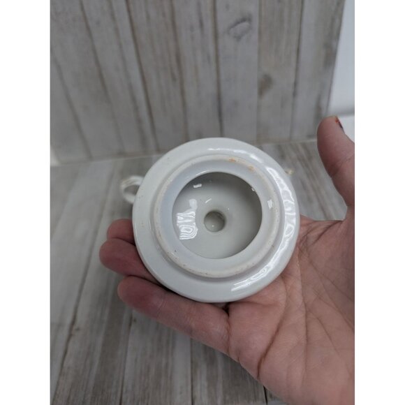 Vintage BOHEMIAN Fine China Creamer & Sugar Bowl With Lid Czechoslovakia BOH53 - Picture 11 of 15